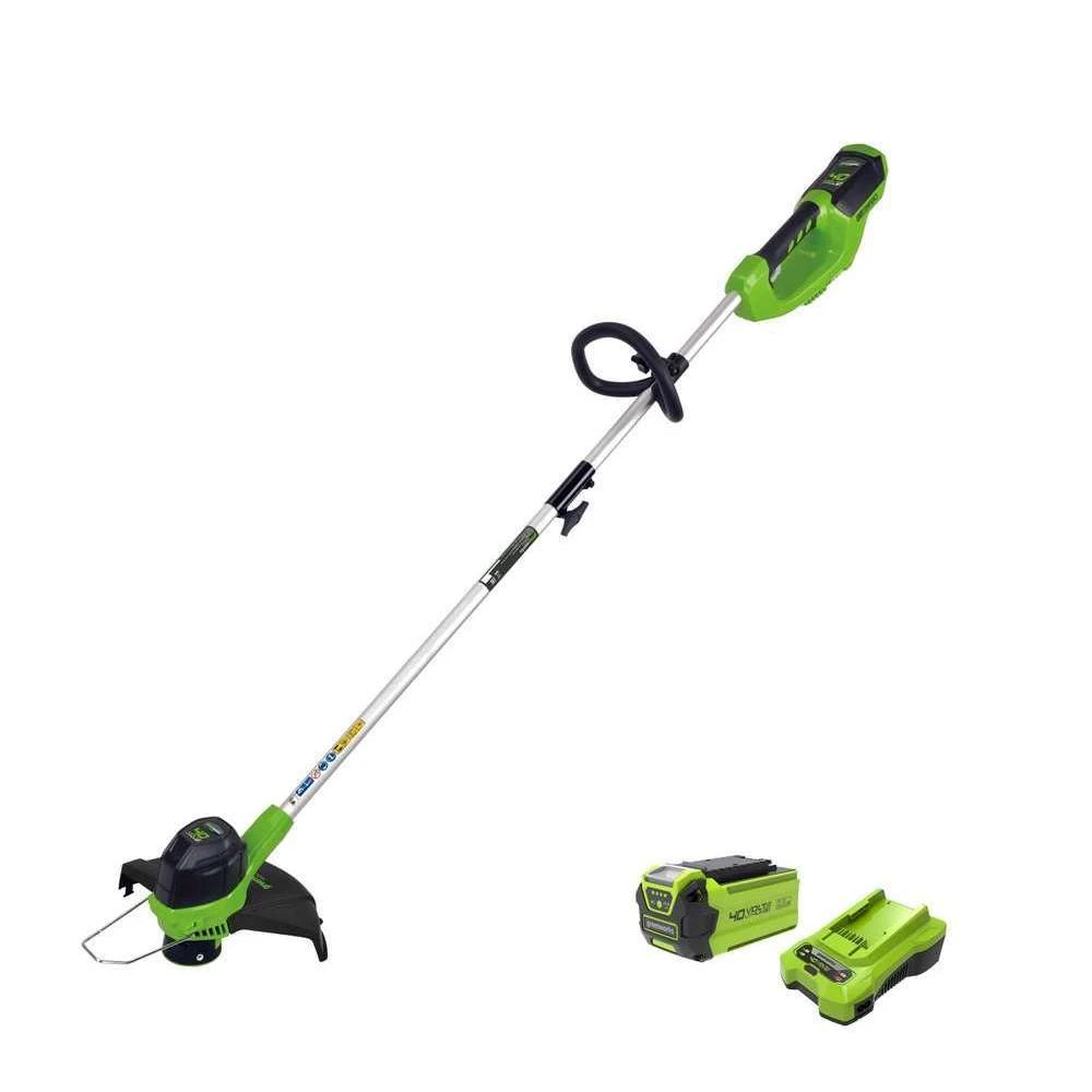 Greenworks Coupe-bordures 40v 30cm+ Batterie 2ah +chargeur 1 Greenworks Coupe-bordures 40v 30cm+ Batterie 2ah +chargeur