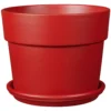 Kit Pot Perfetto Bigband Avec Soucoupe Coloris Piment Ø.39cm