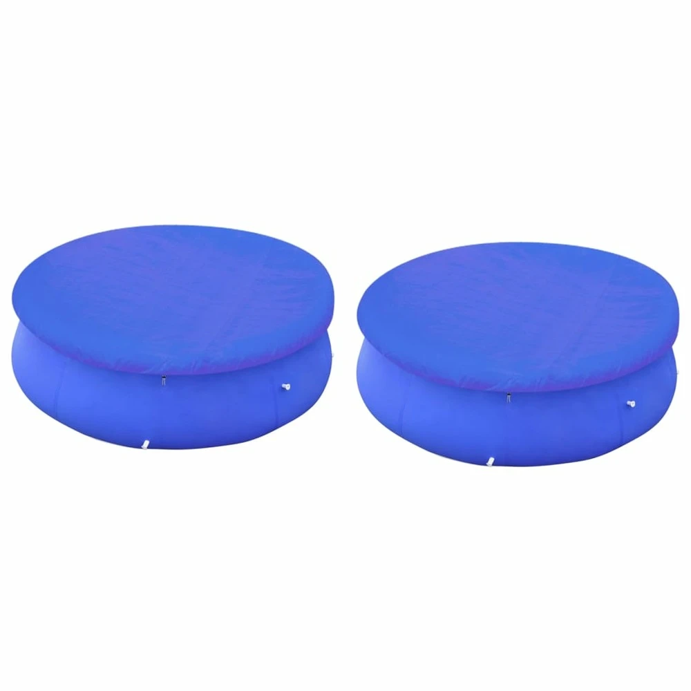VIDAXL Couvertures De Piscines Rondes Hors Sol De 360-367 Cm 2 Pcs 1 VIDAXL Couvertures De Piscines Rondes Hors Sol De 360-367 Cm 2 Pcs