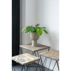 Amalfi Flowerpot Pot De Fleurs En Gris Beige -Promos Jardelis Boutique 5bd3a9baaf27fb1d