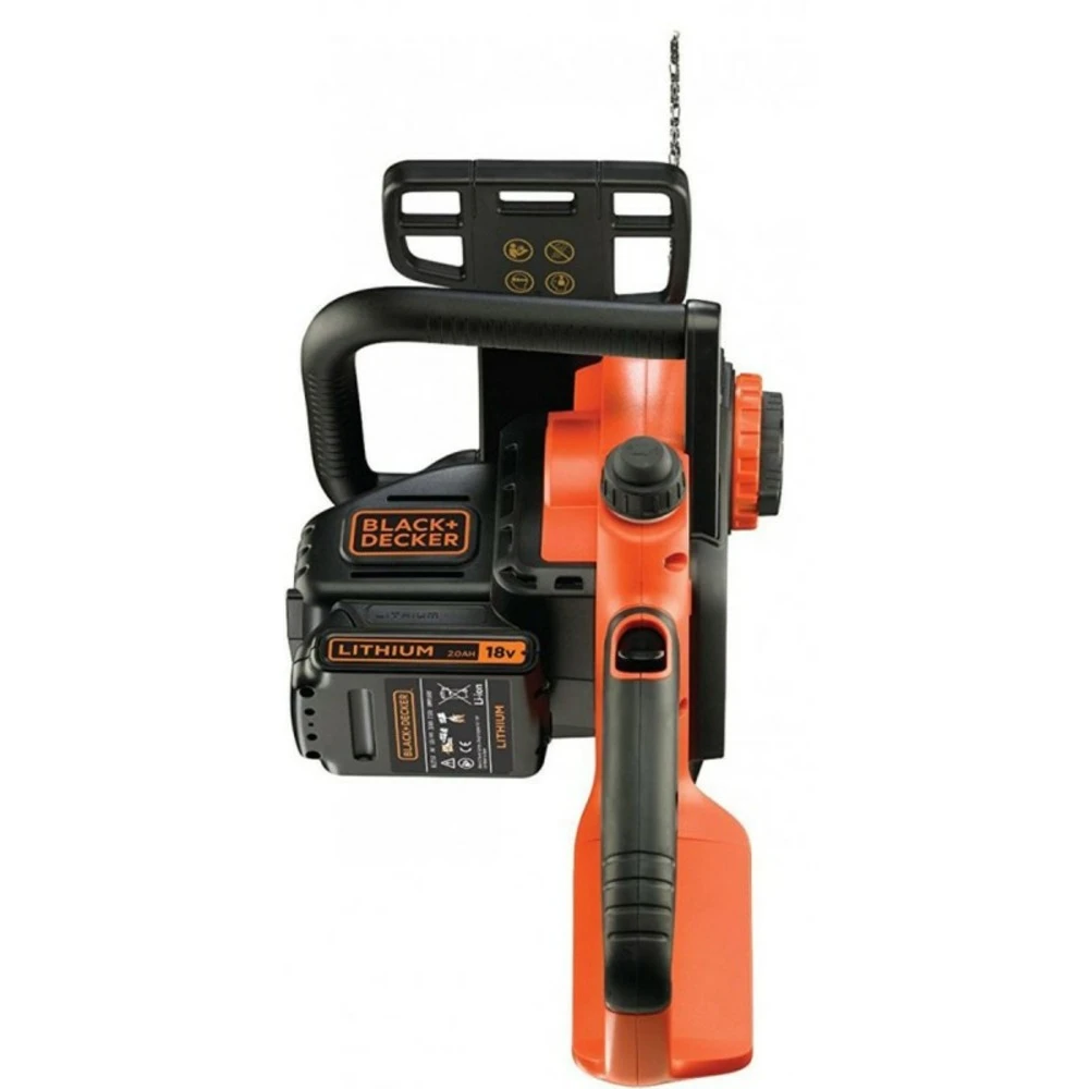 Black & Decker Tronçonneuse à Batterie Lithium-ion18v 2.0 Ah Guide Lame 25 Cm Gkc1825l20 3 Black & Decker Tronçonneuse à Batterie Lithium-ion18v 2.0 Ah Guide Lame 25 Cm Gkc1825l20 – Image 3