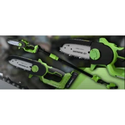 Pack Tronçonneuse électrique Avec Manche Télescopique+ Rootslayer à Main-noir -Promos Jardelis Boutique 634855f4d1e510.69748809