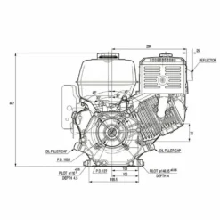 Moteur Honda Gx390 13 Cv Avec Sortie Horizontale 389 Cm3 Qhb1 -Promos Jardelis Boutique 63503eceace644.35247293