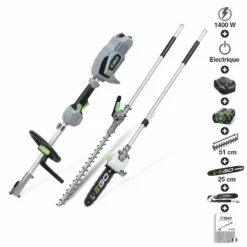 Pack élagage Entretien Arbres Et Haies Avec Moteur Chargeur Batterie 56v Ego