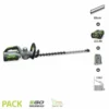Pack Taille-haies Sans Fil Avec Batterie 2,5ah Et Chargeur Inclus Ego Ht6500e