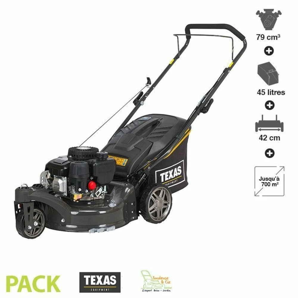 Tondeuse Thermique Autotractée 79 Cc 3 Roues 42cm Mulching Texas Premium 4275 Tr 1 Tondeuse Thermique Autotractée 79 Cc 3 Roues 42cm Mulching Texas Premium 4275 Tr