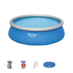 Bestway Kit Piscine Fast Set Pools D 457 H 122 + FAC -Promos Jardelis Boutique 639586 003