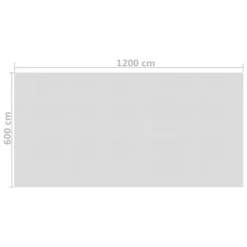 VIDAXL Film Solaire De Piscine Flottant Pe 1200x600 Cm Gris 7 VIDAXL Film Solaire De Piscine Flottant Pe 1200x600 Cm Gris -Promos Jardelis Boutique 639d2cbf336f9ee0