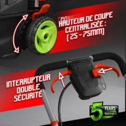 Tondeuse à Gazon 40v (2x20v) 34 Cm - Sans Batterie - Constructor -Promos Jardelis Boutique 63c13675e1b893.70517143