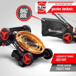 Tondeuse Thermique Autotractée 144.3cc - Largeur De Coupe 46cm - Elem Garden -Promos Jardelis Boutique 63c1367d6eb876.50155183