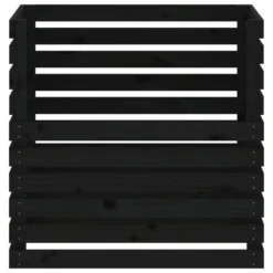 VIDAXL Composteur Noir 80x80x78 Cm Bois Massif De Pin -Promos Jardelis Boutique 6422e3c3cb3a67.36657309