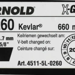 Courroie Trapézoïdale X-grip V De Type 5l260 -Promos Jardelis Boutique 642480c95d5991.77545610