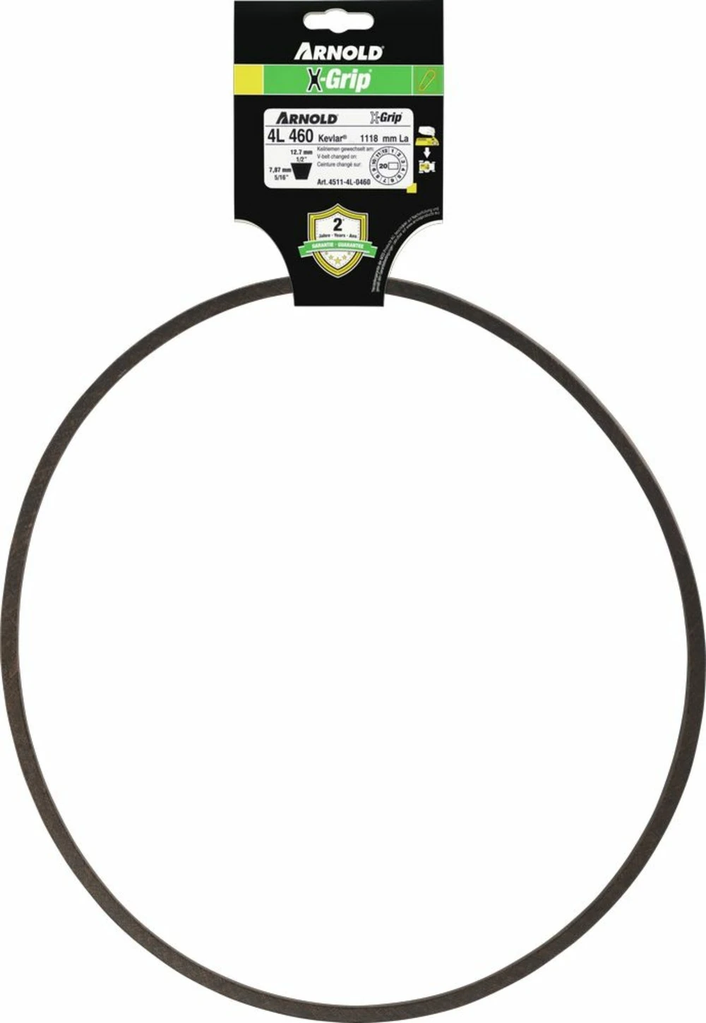 Courroie Trapézoïdale X-grip V De Type 4l460 1 Courroie Trapézoïdale X-grip V De Type 4l460