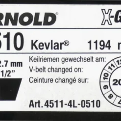 Courroie Trapézoïdale X-grip V De Type 4l510 -Promos Jardelis Boutique 642480d8ebdc40.34361634