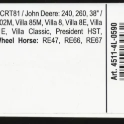 Courroie Trapézoïdale X-grip V De Type 4l590 -Promos Jardelis Boutique 642480dd262ca8.17355181