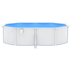 VIDAXL Piscine Ovale Avec Parois En Acier 490x360x120 Cm Blanc 11 VIDAXL Piscine Ovale Avec Parois En Acier 490x360x120 Cm Blanc -Promos Jardelis Boutique 6426d63fb36007.21847067