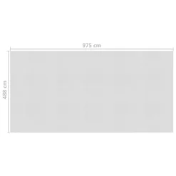 VIDAXL Film Solaire De Piscine Flottant Pe 975x488 Cm Gris -Promos Jardelis Boutique 6426d641b155f9.32071199