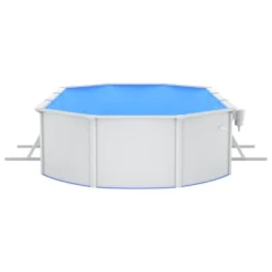 VIDAXL Piscine Avec Pompe Filtrante à Sable Et échelle 610x360x120 Cm -Promos Jardelis Boutique 6426d6480c9e65.68477444