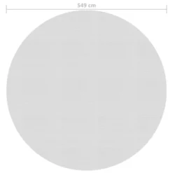 VIDAXL Film Solaire De Piscine Flottant Pe 549 Cm Gris -Promos Jardelis Boutique 6426d6499307f1.74992078