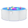 VIDAXL Piscine Avec Parois En Acier 360x120 Cm Blanc