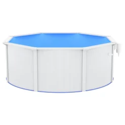 VIDAXL Piscine Avec Parois En Acier 360x120 Cm Blanc -Promos Jardelis Boutique 6426d65ba690b7.49943770