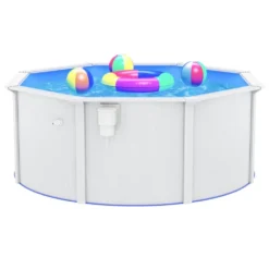 VIDAXL Piscine Avec Parois En Acier 300x120 Cm Blanc 8 VIDAXL Piscine Avec Parois En Acier 300x120 Cm Blanc -Promos Jardelis Boutique 6426d65fe98e34.30887731