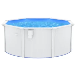 VIDAXL Piscine Avec Parois En Acier 300x120 Cm Blanc 9 VIDAXL Piscine Avec Parois En Acier 300x120 Cm Blanc -Promos Jardelis Boutique 6426d65feceed7.60227068
