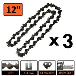 Lot De 3 Chaînes 44 Maillons Pour Multifonction 4 En 1 Et Outil Sur Perche -Promos Jardelis Boutique 642c70df8e00d8.79142255