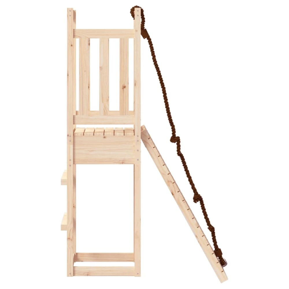 VIDAXL Maisonnette De Jeu Avec Mur D'escalade Bois Massif De Pin 6 VIDAXL Maisonnette De Jeu Avec Mur D'escalade Bois Massif De Pin – Image 6