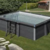 GRE Piscine Composite Avant-garde Rectangulaire 4,66 X 3,26 X 1,24 M