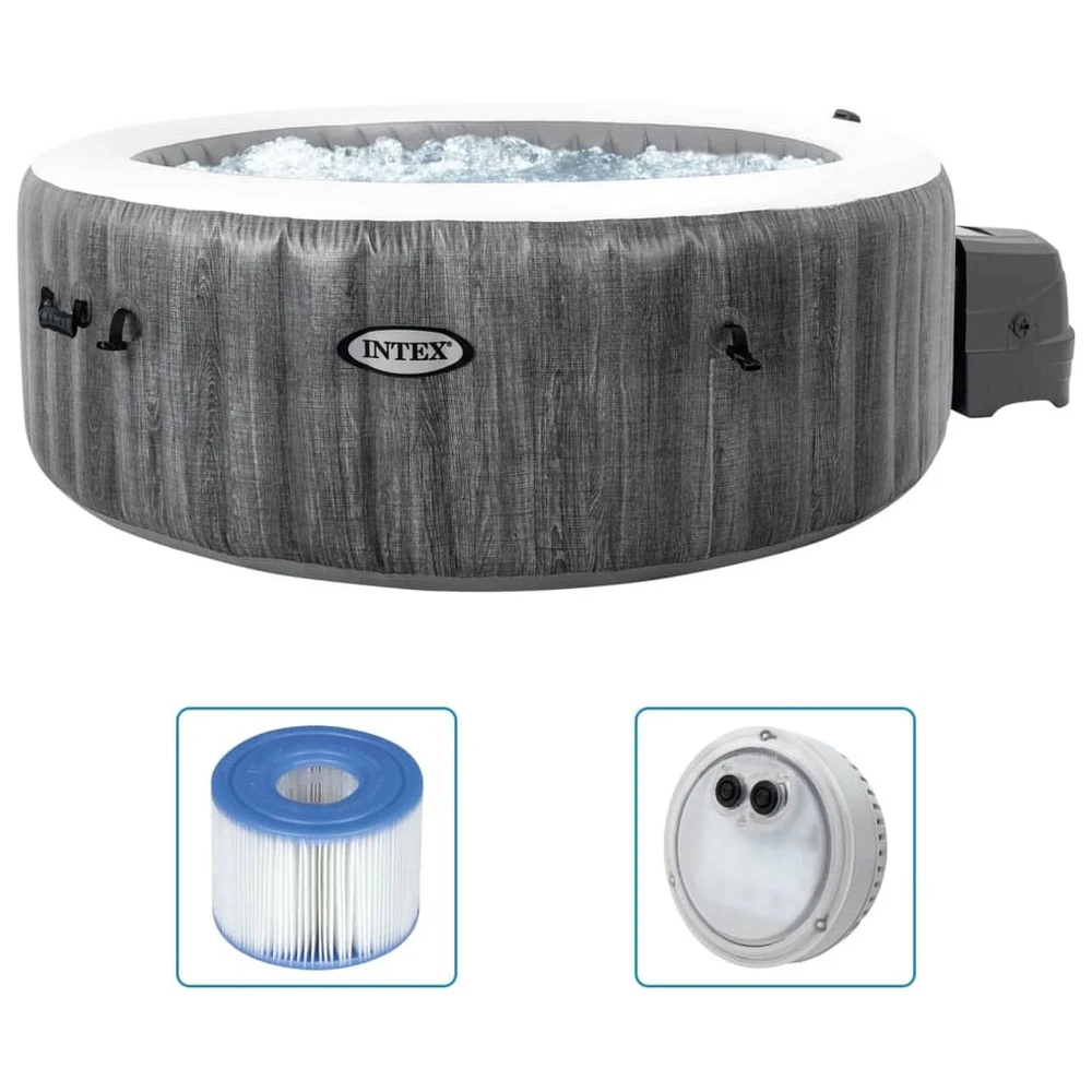 Intex Purespa Greywood Deluxe 196 Cm 1 Intex Purespa Greywood Deluxe 196 Cm