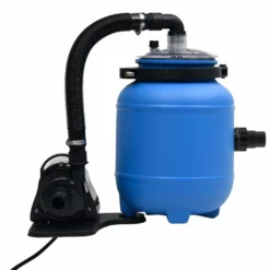 VIDAXL Pompe De Filtration De Piscine Noir Et Bleu 4 M³/h -Promos Jardelis Boutique 6435168d370385.12519974