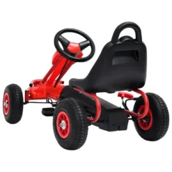 VIDAXL Kart à Pédales Avec Pneus Rouge -Promos Jardelis Boutique 6438818cc23b47.28945009