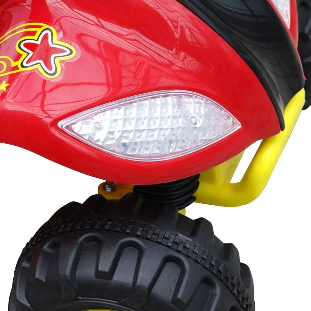 VIDAXL Quad électrique Pour Enfants Rouge Et Noir 5 VIDAXL Quad électrique Pour Enfants Rouge Et Noir – Image 5