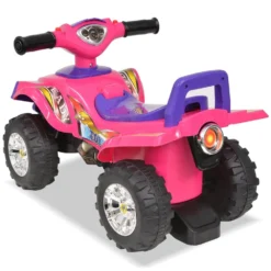 VIDAXL Vtt Pour Enfants Avec Son Et Lumière Rose Et Violet -Promos Jardelis Boutique 643881a32160e4.32332588