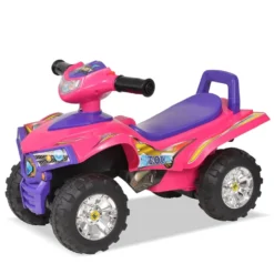 VIDAXL Vtt Pour Enfants Avec Son Et Lumière Rose Et Violet -Promos Jardelis Boutique 643881a32499e4.59161240