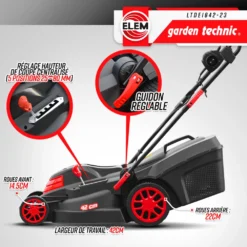 Tondeuse à Gazon électrique 1800w - 42cm - Elem Garden -Promos Jardelis Boutique 643d9e416b57e1.27302122