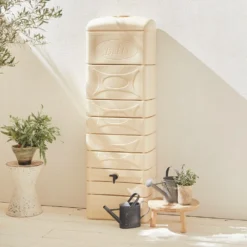 Récupérateur D'eau Mural Chastang 300l Beige Avec Kit Raccord Chéneau Inclus -Promos Jardelis Boutique 644674474eedb6.38218402