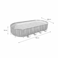 Kit Piscine Géante Complet Bestway – Spinelle – Piscine Ovale Tubulaire 7x3 M Motif Aspect Bois. Pompe De Filtration. Échelle. Bâche -Promos Jardelis Boutique 6446749413e4e7.06792262