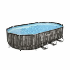 Kit Piscine Géante Complet Bestway – Spinelle – Piscine Ovale Tubulaire 6x3 M Motif Aspect Bois. Pompe De Filtration. Échelle. Bâche -Promos Jardelis Boutique 64467495d850a1.09866060