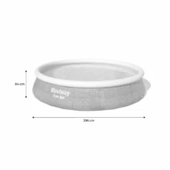 Piscine Gonflable Hors Sol Aral Imitation Rotin. Ronde 396x84cm Avec Pompe De Filtration. Filtre à Cartouche Et Cartouche Filtrante -Promos Jardelis Boutique 6446749b4f1d19.73691100