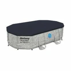 Piscine Tubulaire Bestway - Aventurine Pierre- Imitation Pierre Grise. Piscine Ovale 5x3m Avec Pompe De Filtration à Sable. Hublots. 7 Piscine Tubulaire Bestway - Aventurine Pierre- Imitation Pierre Grise. Piscine Ovale 5x3m Avec Pompe De Filtration à Sable. Hublots. -Promos Jardelis Boutique 644674aab01217.32838876
