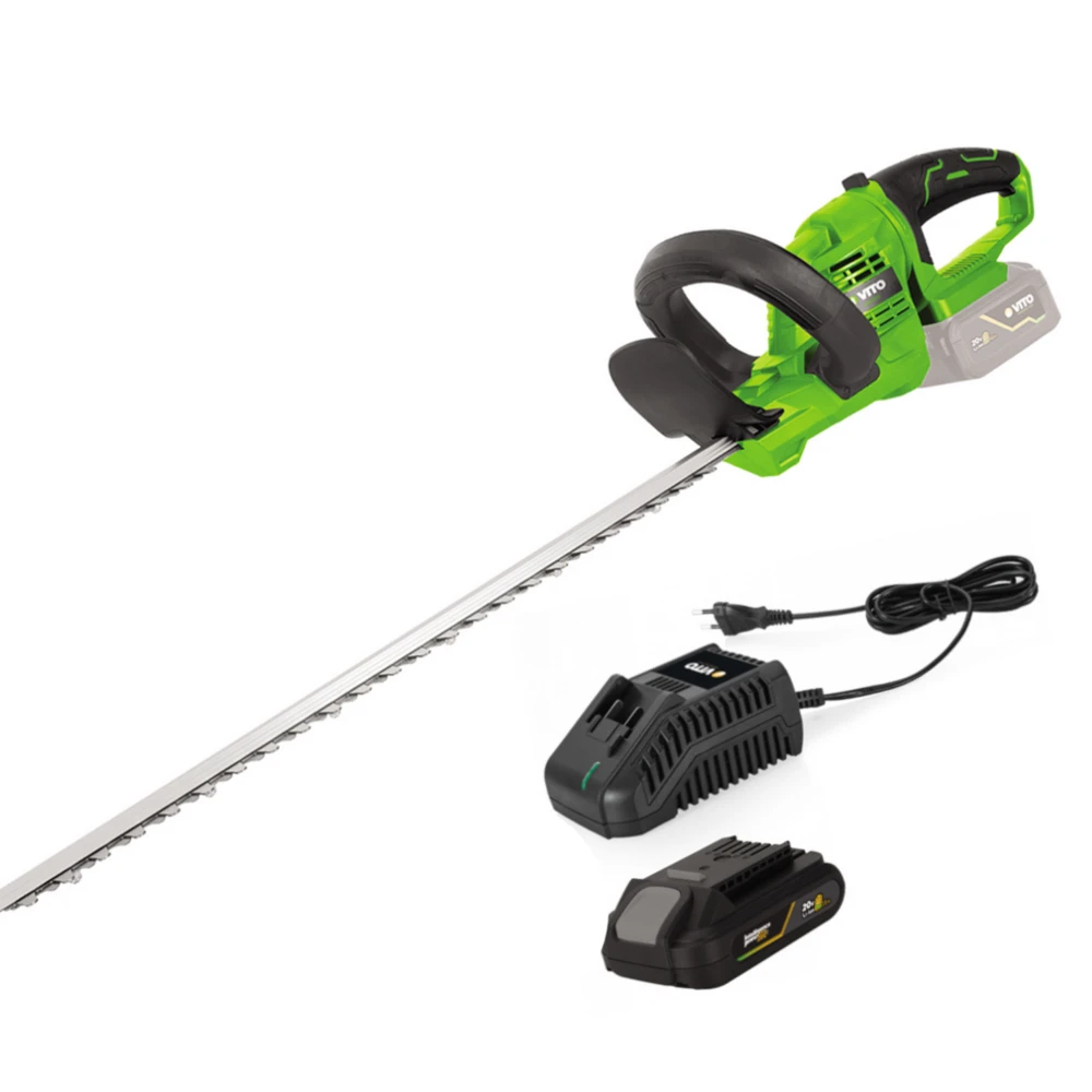 Taille Haies Sans Fil 20v Lame 51cm + Batterie Lithium 4ah + Chargeur Rapide Vito Ego Li 1 Taille Haies Sans Fil 20v Lame 51cm + Batterie Lithium 4ah + Chargeur Rapide Vito Ego Li