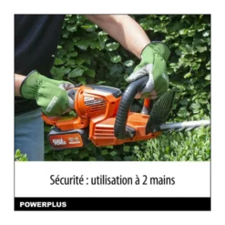 Taille-haies A Batterie 40v Dual Power Powdpgset44 - Lame 670 Mm, écartement 22 Mm - Batterie 40v 2,5ah Et Chargeur Inclus -Promos Jardelis Boutique 645b90f1c8eef0.11212309