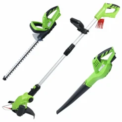 VIDAXL Tondeuse à Gazon Sans Fil Et Jeu D'outils électriques De Jardin -Promos Jardelis Boutique 645ce73780b980.73585875