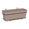 - Kit Jardiniere Capri 50cm V2 Taupe 50,2 X 28,5 X H20,7 Cm - 1,54l