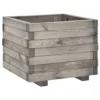 VIDAXL Jardinière 50x50x40 Cm Bois De Pin Massif