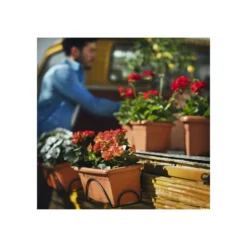 Jardiniere 50x20cm Avec Plateau Et Support Balcon - Terracotta -Promos Jardelis Boutique 645cf5712bcff8.29872480