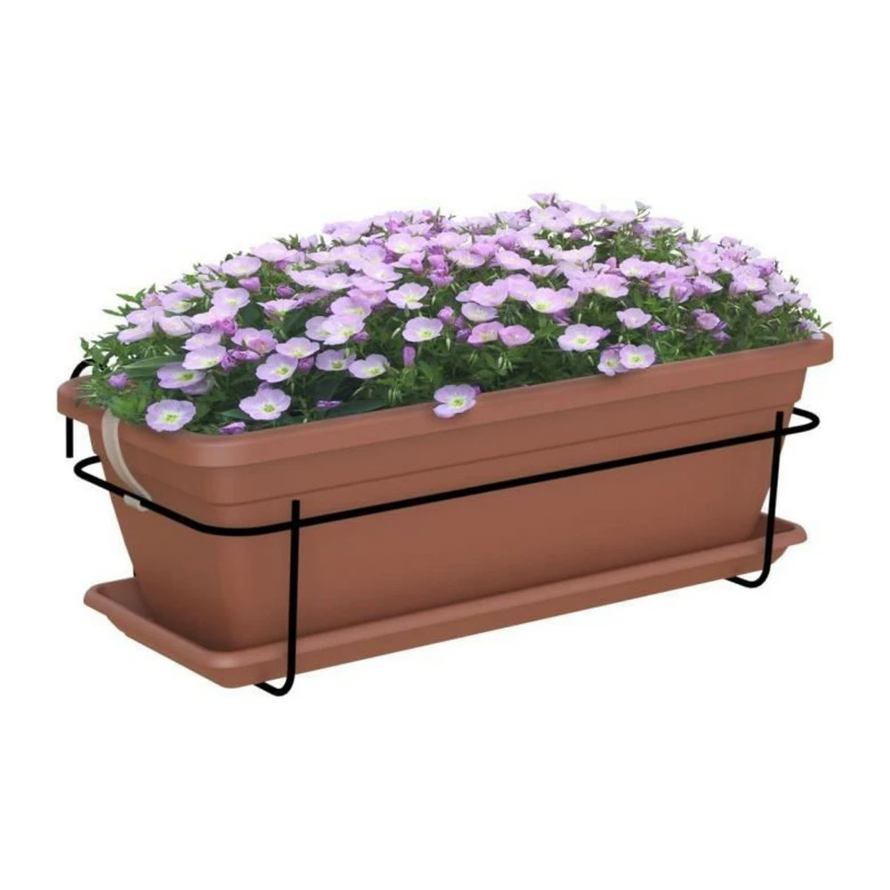 - Kit Balcon Jardiniere Venezia 50cm Terre Cuite 50 X 19,5 X H16,3 Cm - 1,14l 2 - Kit Balcon Jardiniere Venezia 50cm Terre Cuite 50 X 19,5 X H16,3 Cm - 1,14l – Image 2