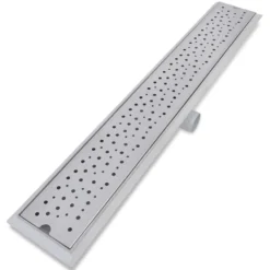 VIDAXL Drain De Douche Linéaire 2 Pcs 830 X 140 Mm Acier Inoxydable -Promos Jardelis Boutique 645cf868e66321.38670808